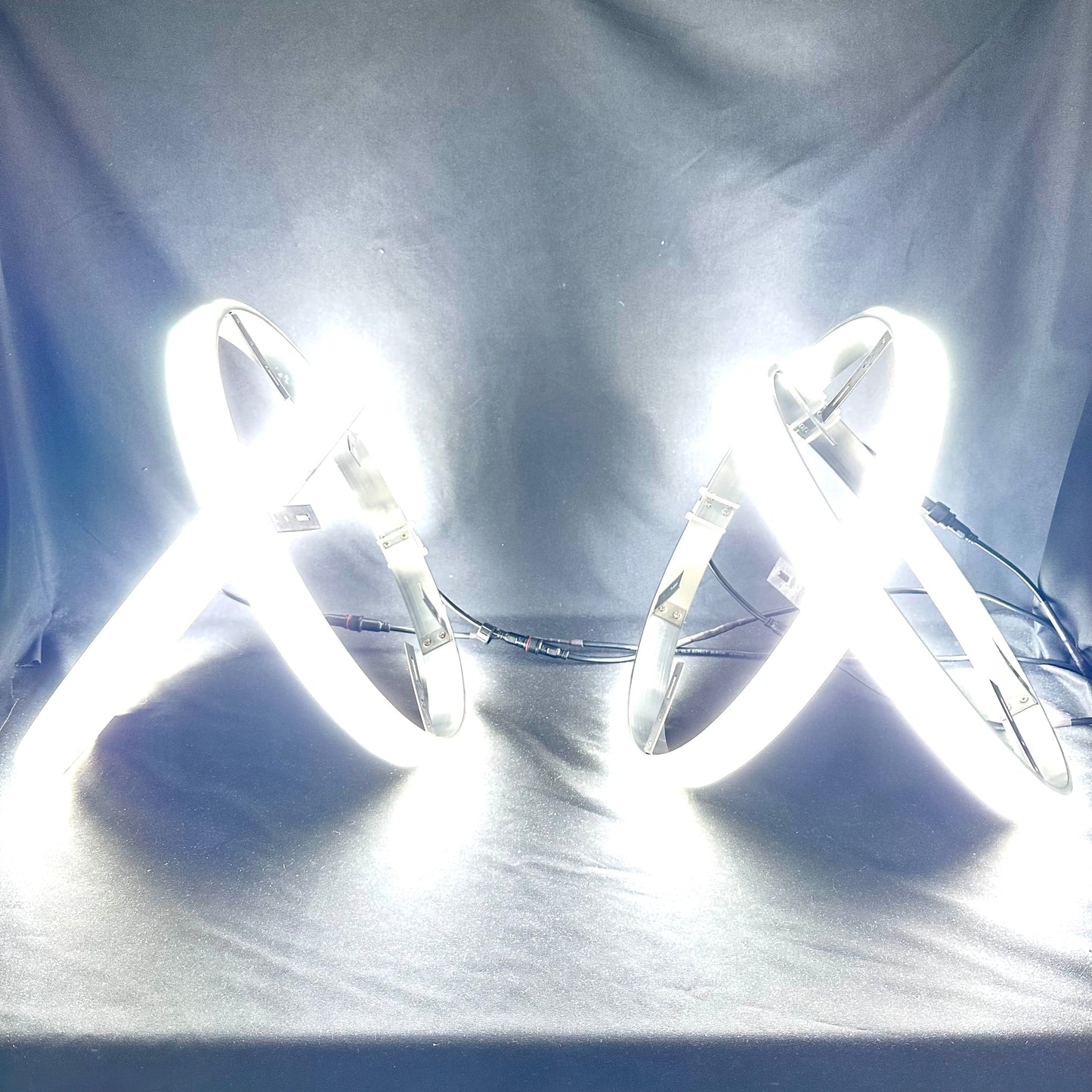 Quad Row White Ultra High Density Wheel Lights